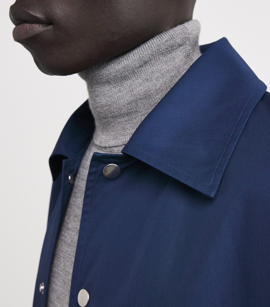 Cotton Poplin Logo Jacket VIOLET NIGHT Image 6