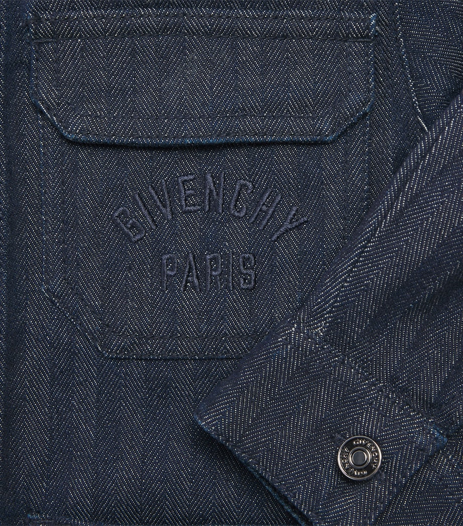 Givenchy Kids Logo Denim Shirt (4-12+ Years) Denim Image 2