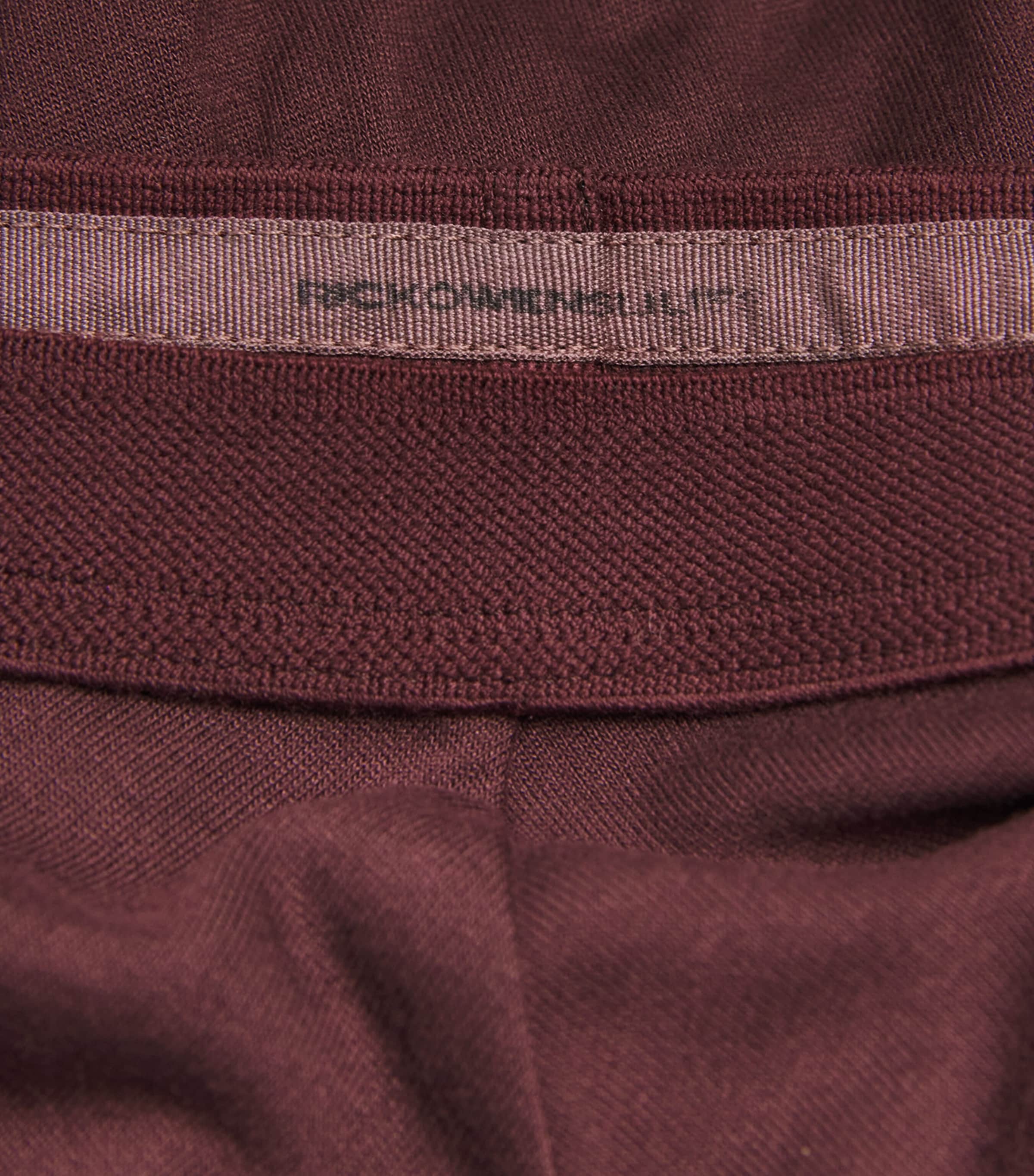 Rick Owens Womens Tower Bias Trousers Wine Image 6