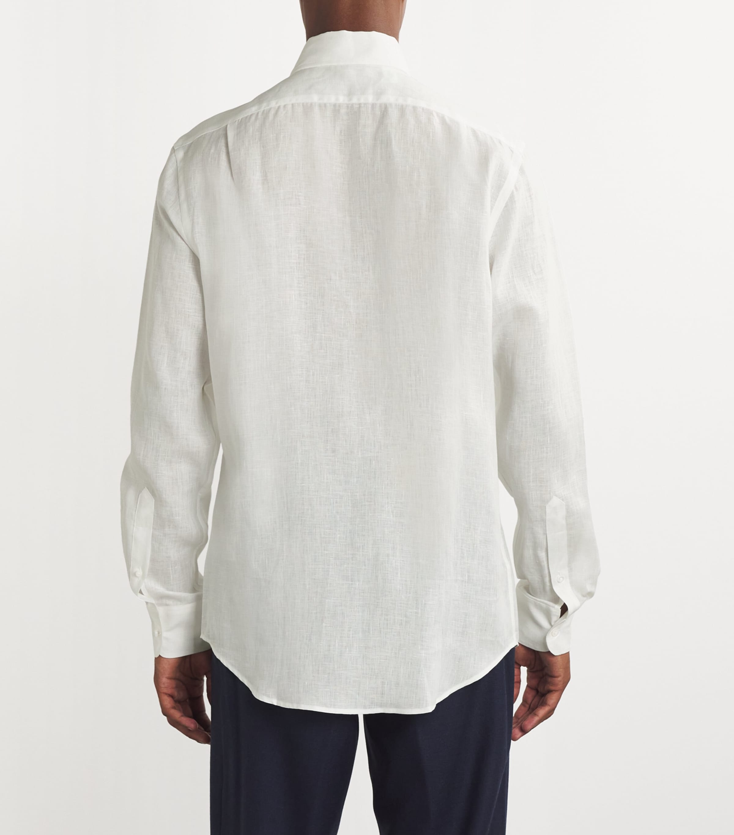 Linen Serengeti Shirt WHITE Image 4