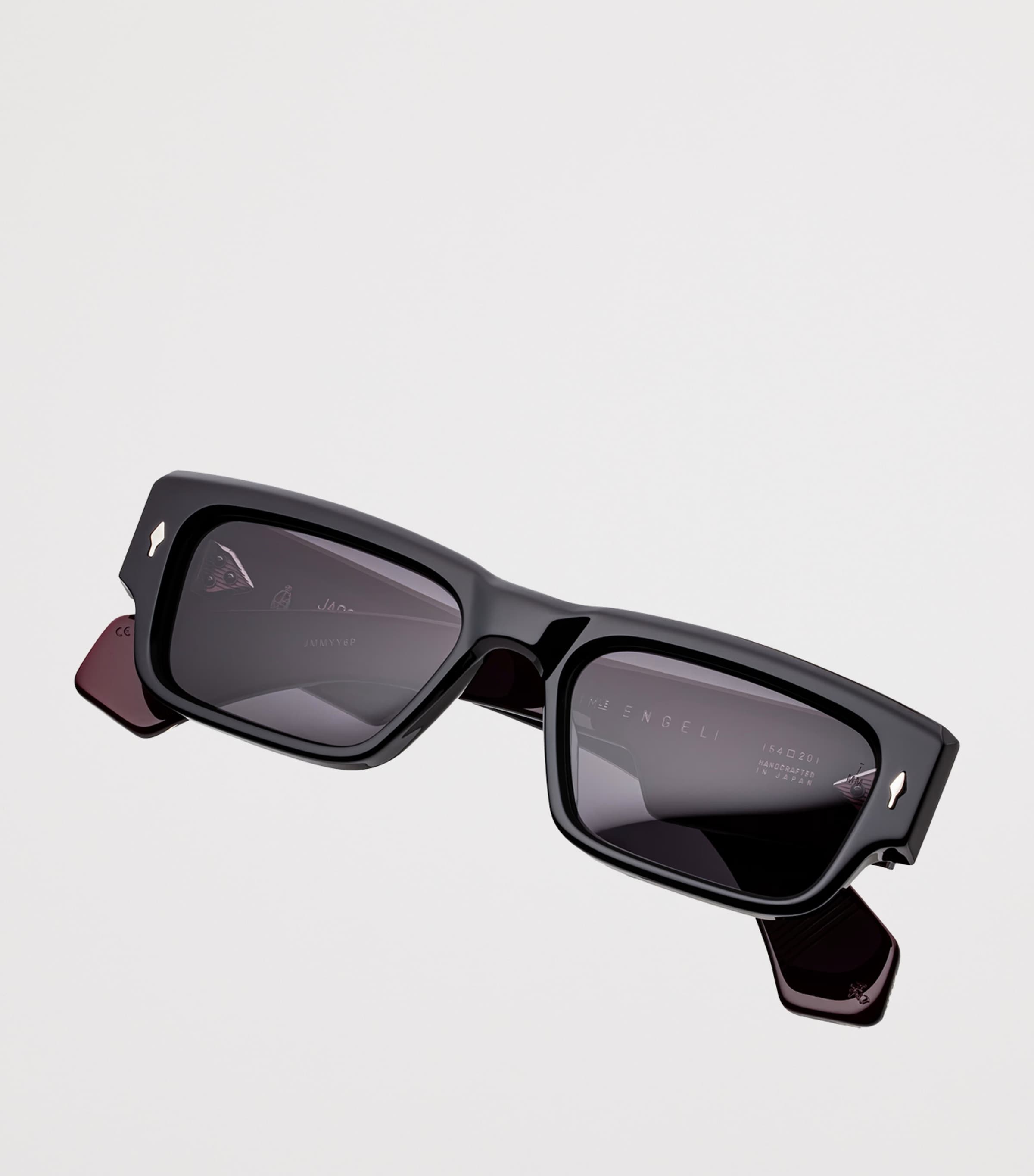 Jacques Marie Mage Engel Rectangular Sunglasses Bloodstone Image 3