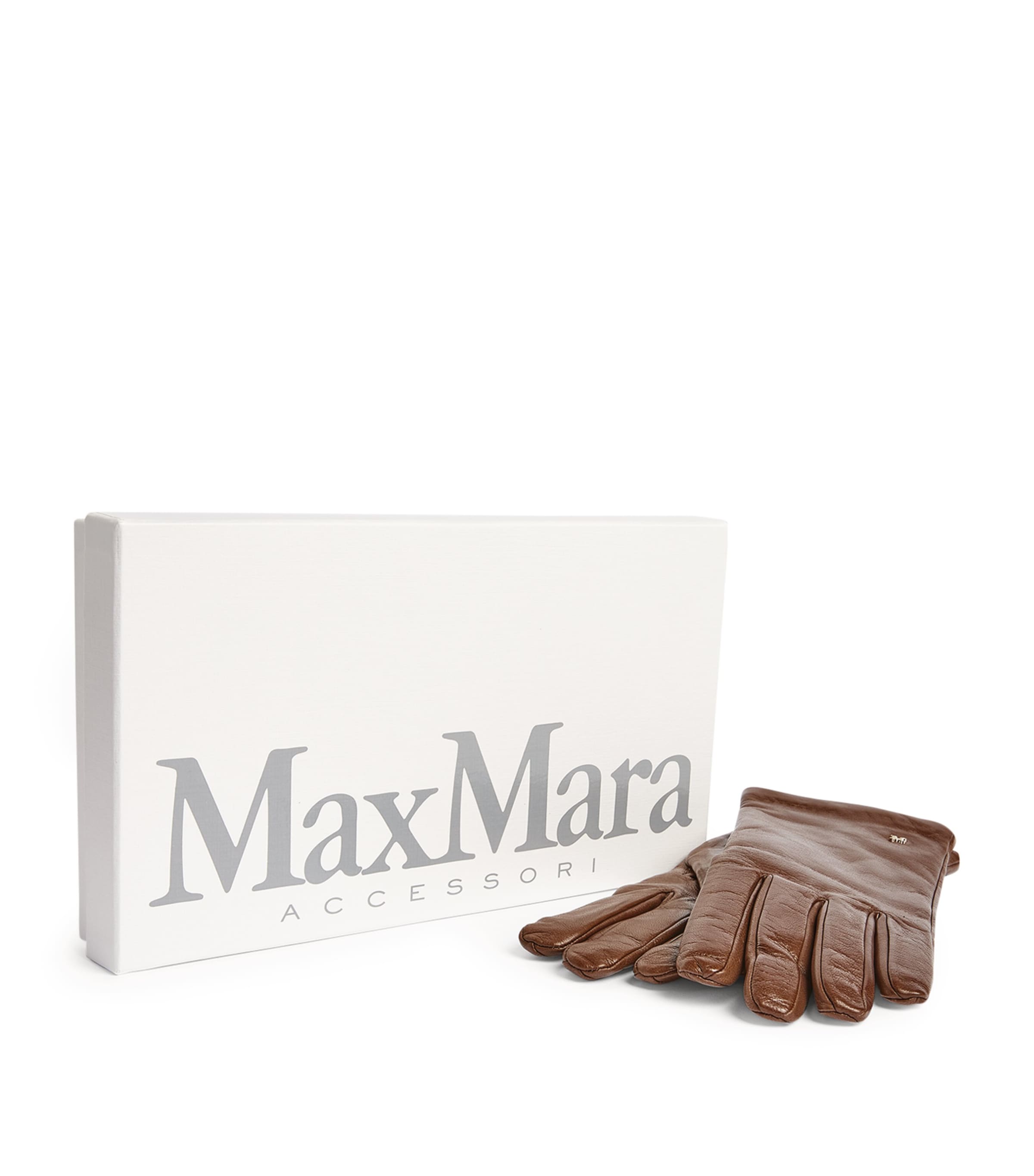 Max Mara Leather Gloves | Harrods US