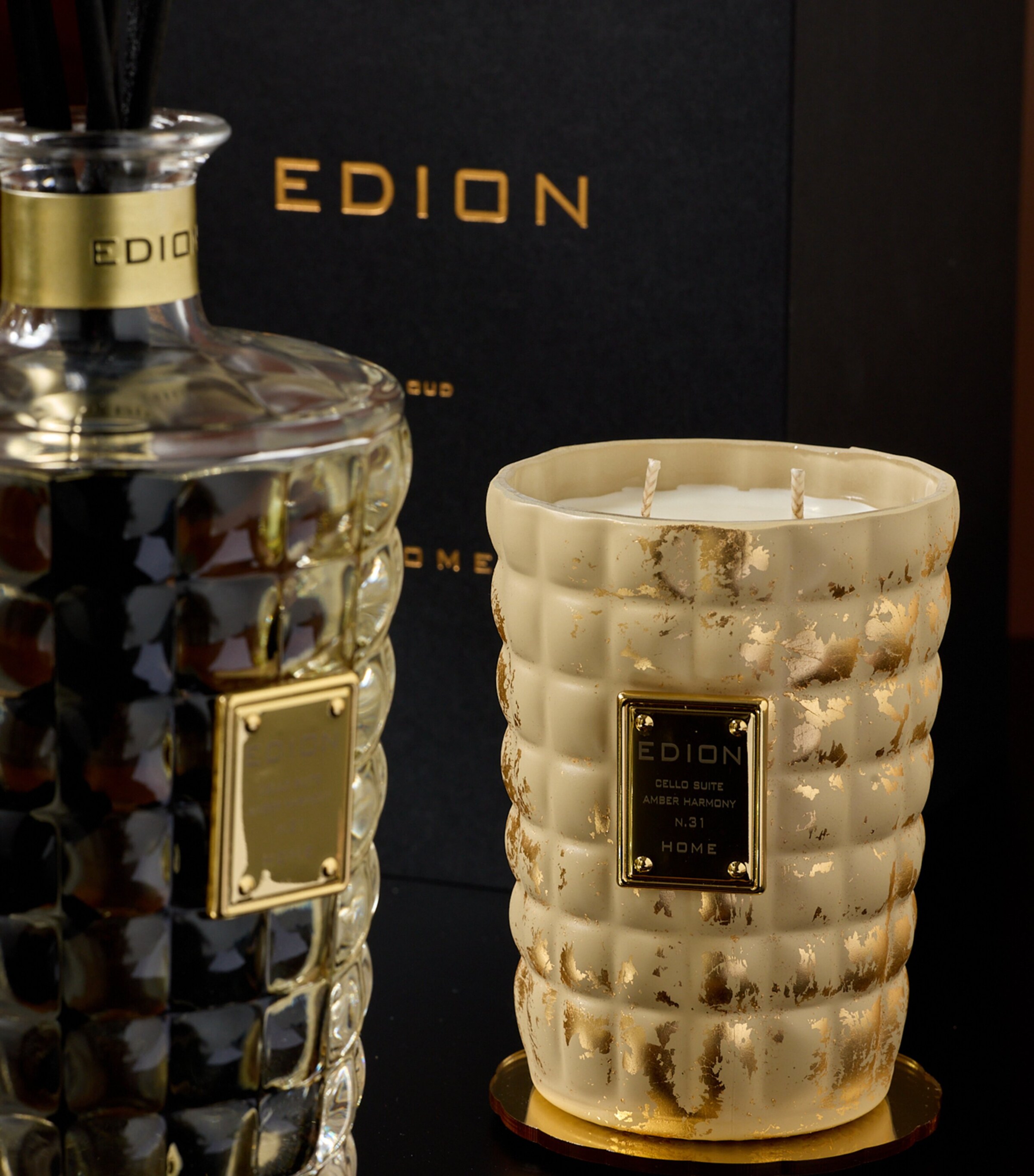 EDION No.31 Cello Suite Amber Harmony Candle (300g) Clear Image 3