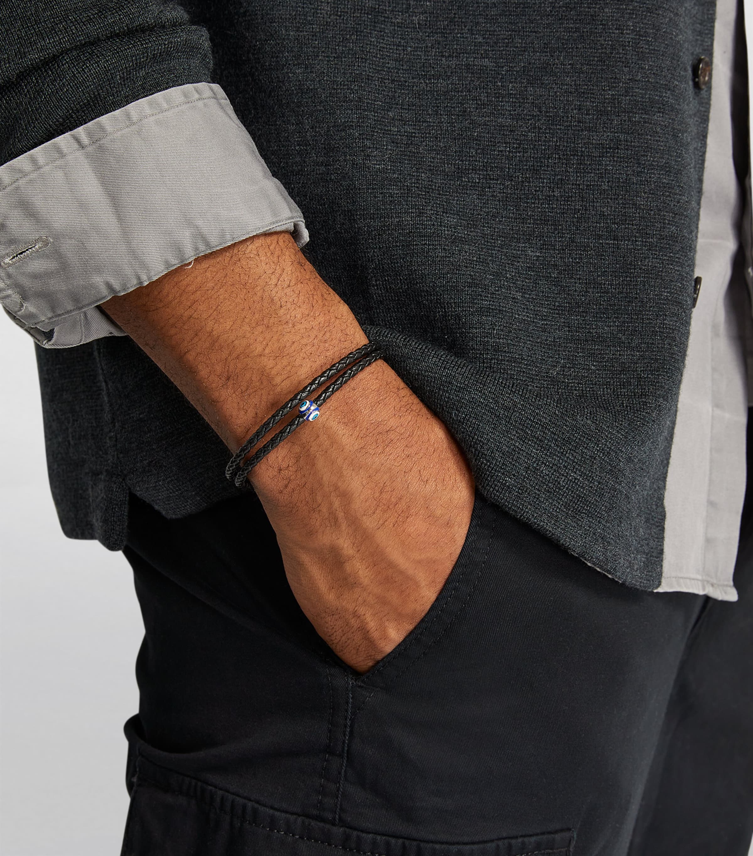 Evil Eye Bracelet BLACK Image 4