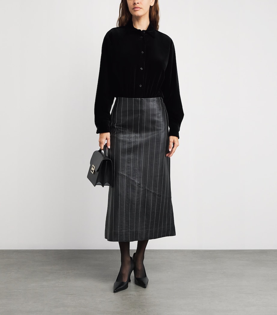 Velvet Jacket Bodysuit BLACK Image 2