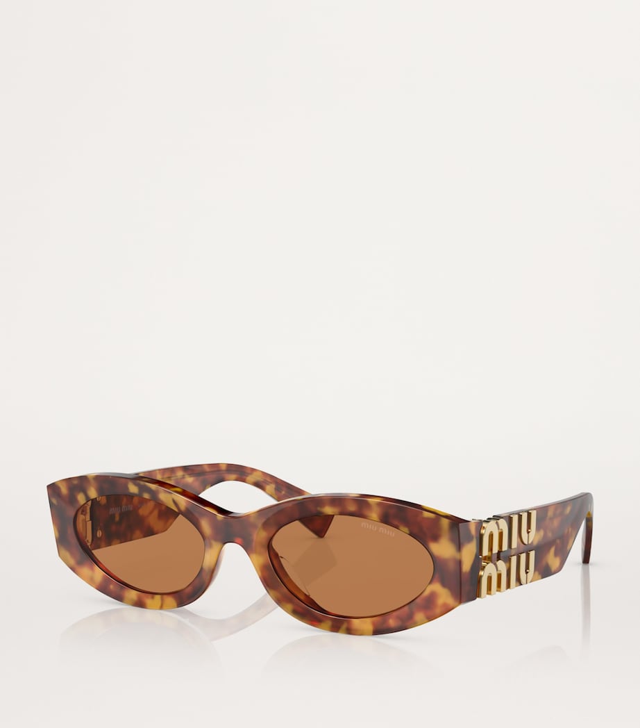 Acetate Oval MU11WS Sunglasses 4BW2Z1 Image 2