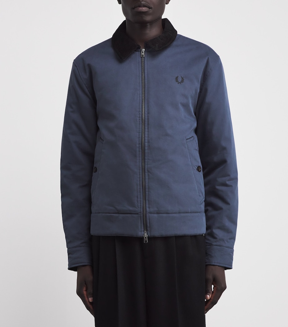 Cotton-Blend Caban Jacket 738-DARK AIRFORCE Image 3