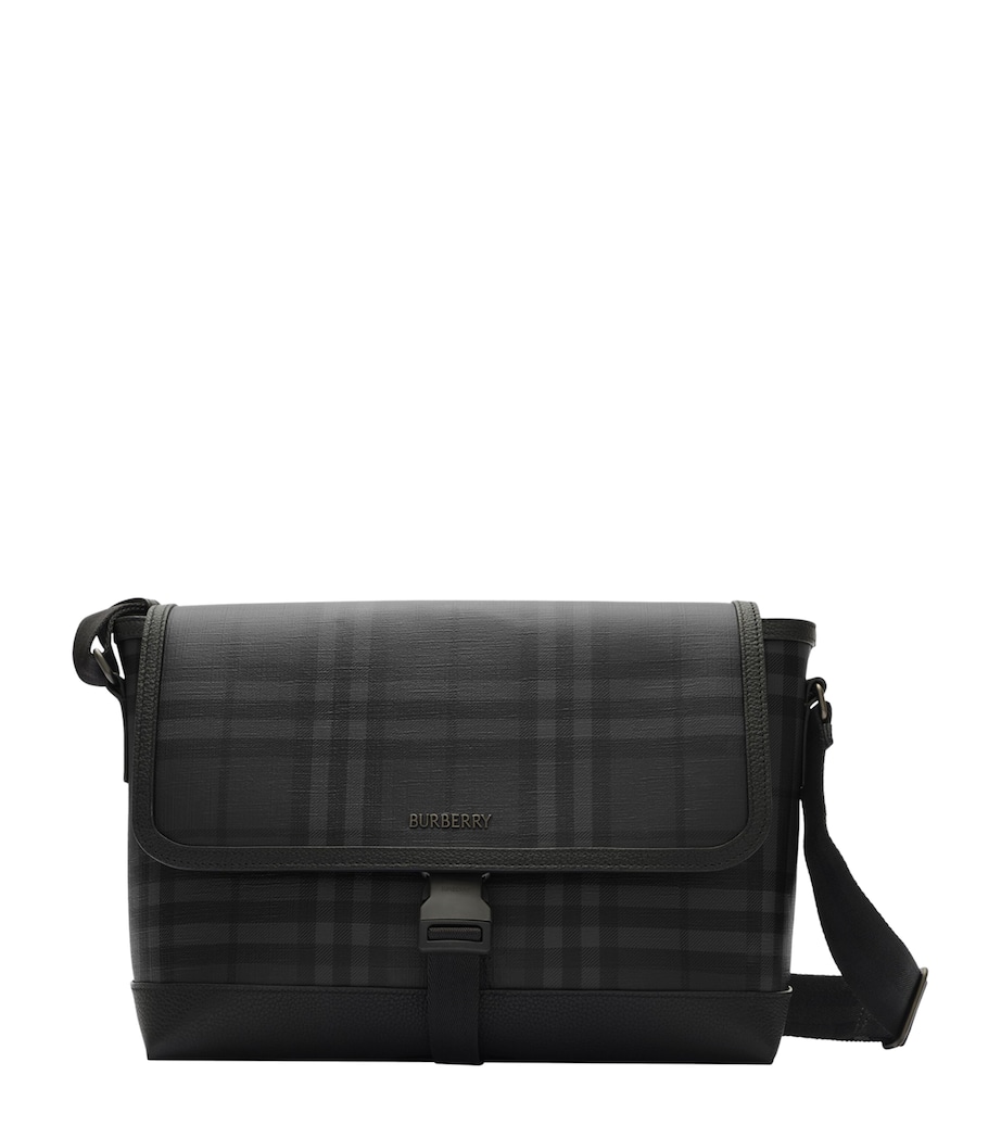 Burberry City Check Messenger Bag Iron Image 1