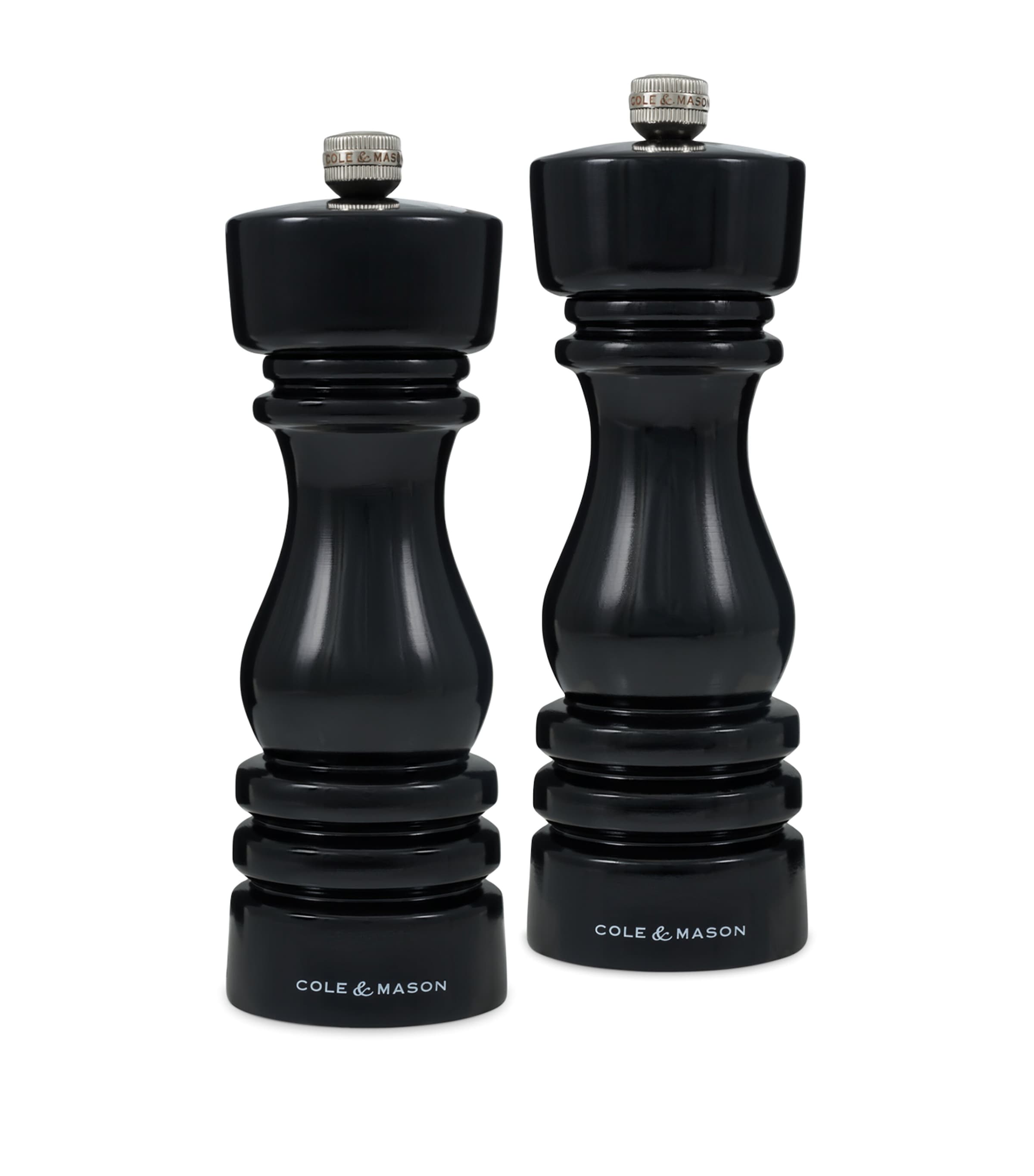 Cole & Mason London Salt And Pepper Mills Gift Set In Black