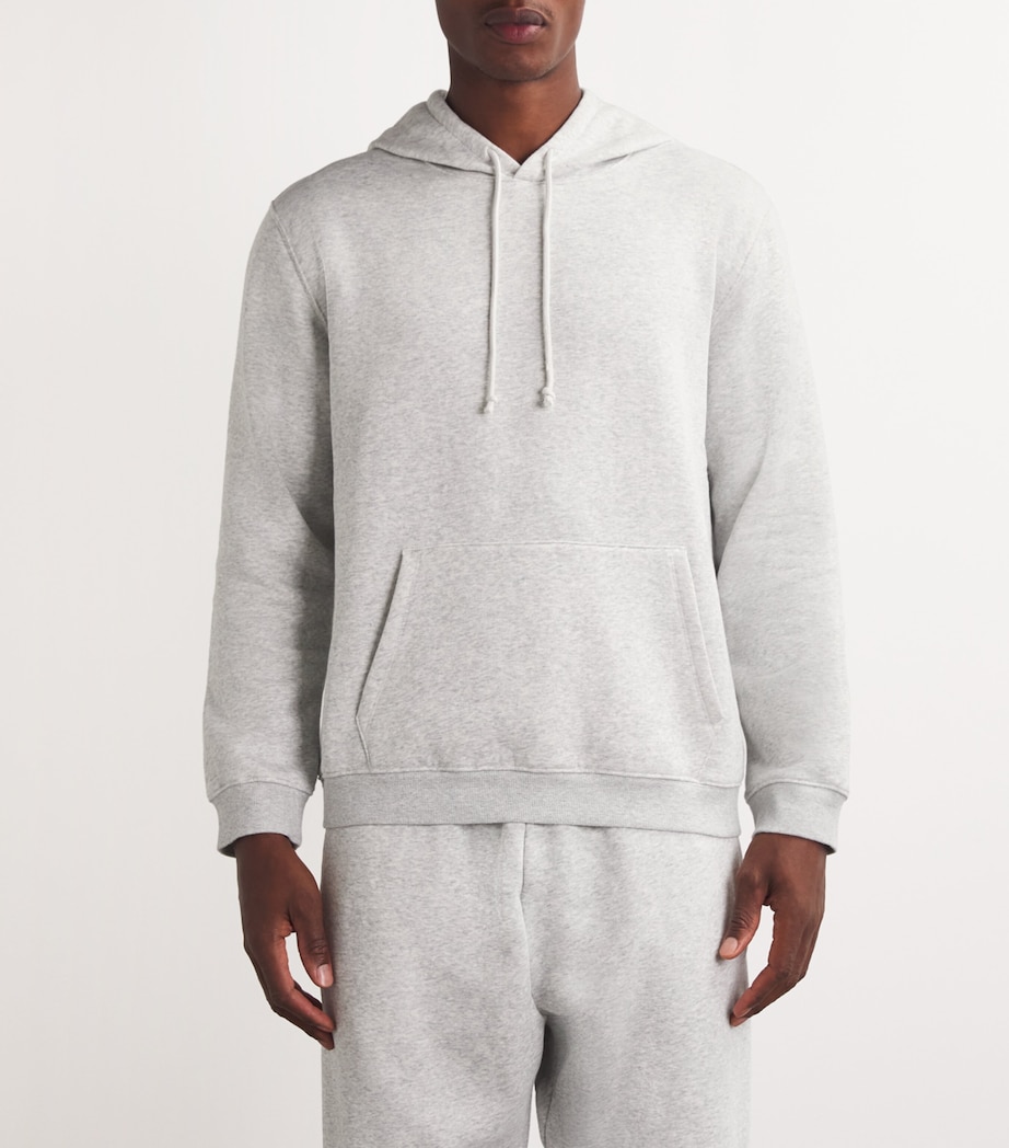 Fleece Lounge Classic Hoodie LIGHT HEATHER GREY Image 3