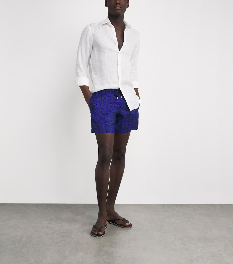 Turtle Print Mahina Swim Shorts 613-MARRAKECH Image 2