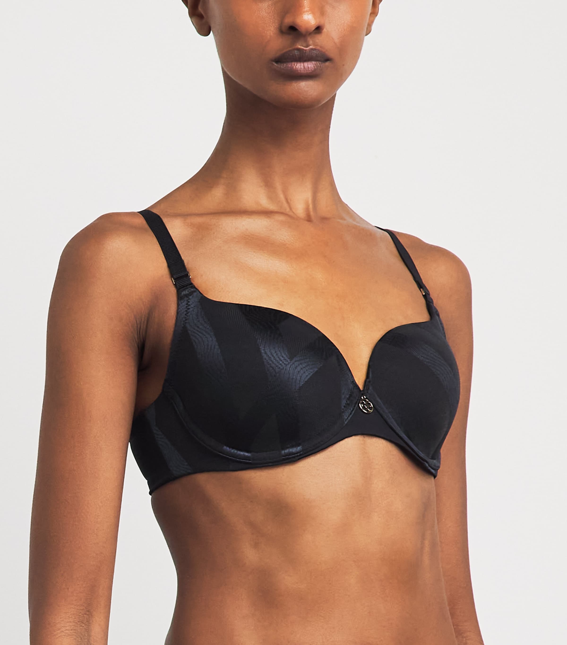 Chantelle Womens Glaze T-Shirt Bra Black Image 2