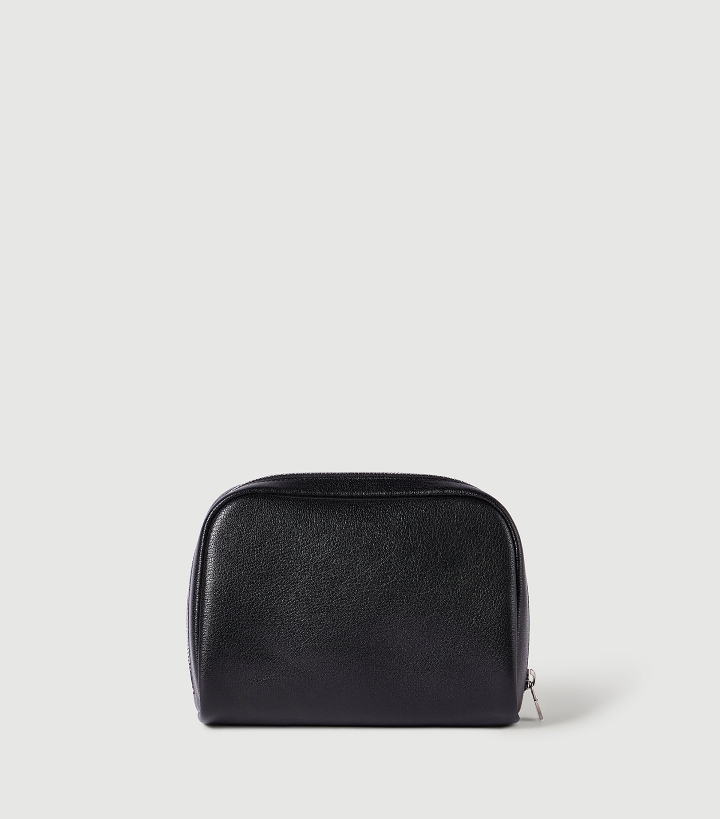 Brunello Cucinelli Leather Logo Beauty Case Image 3