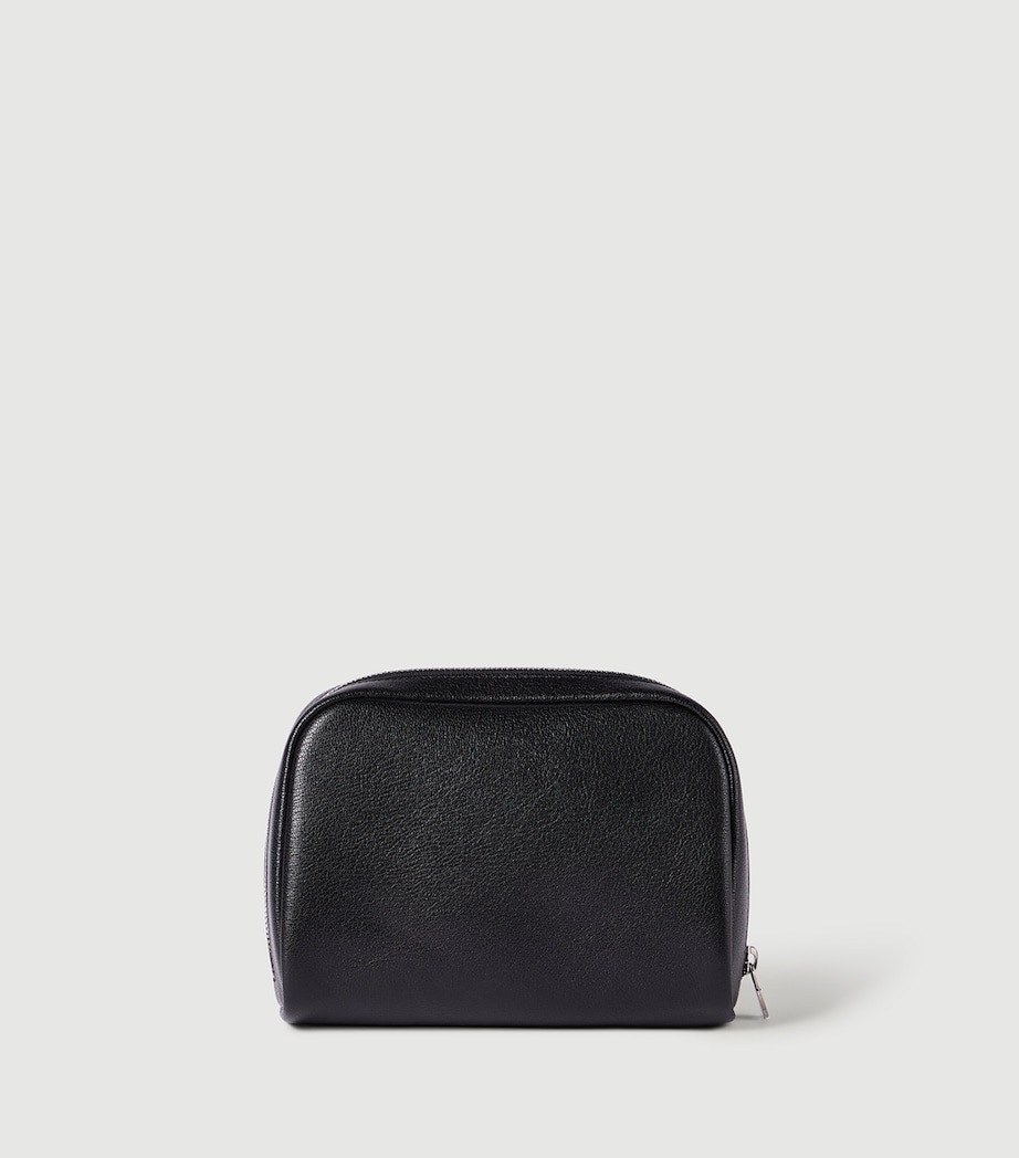 Brunello Cucinelli Leather Logo Beauty Case Image 3