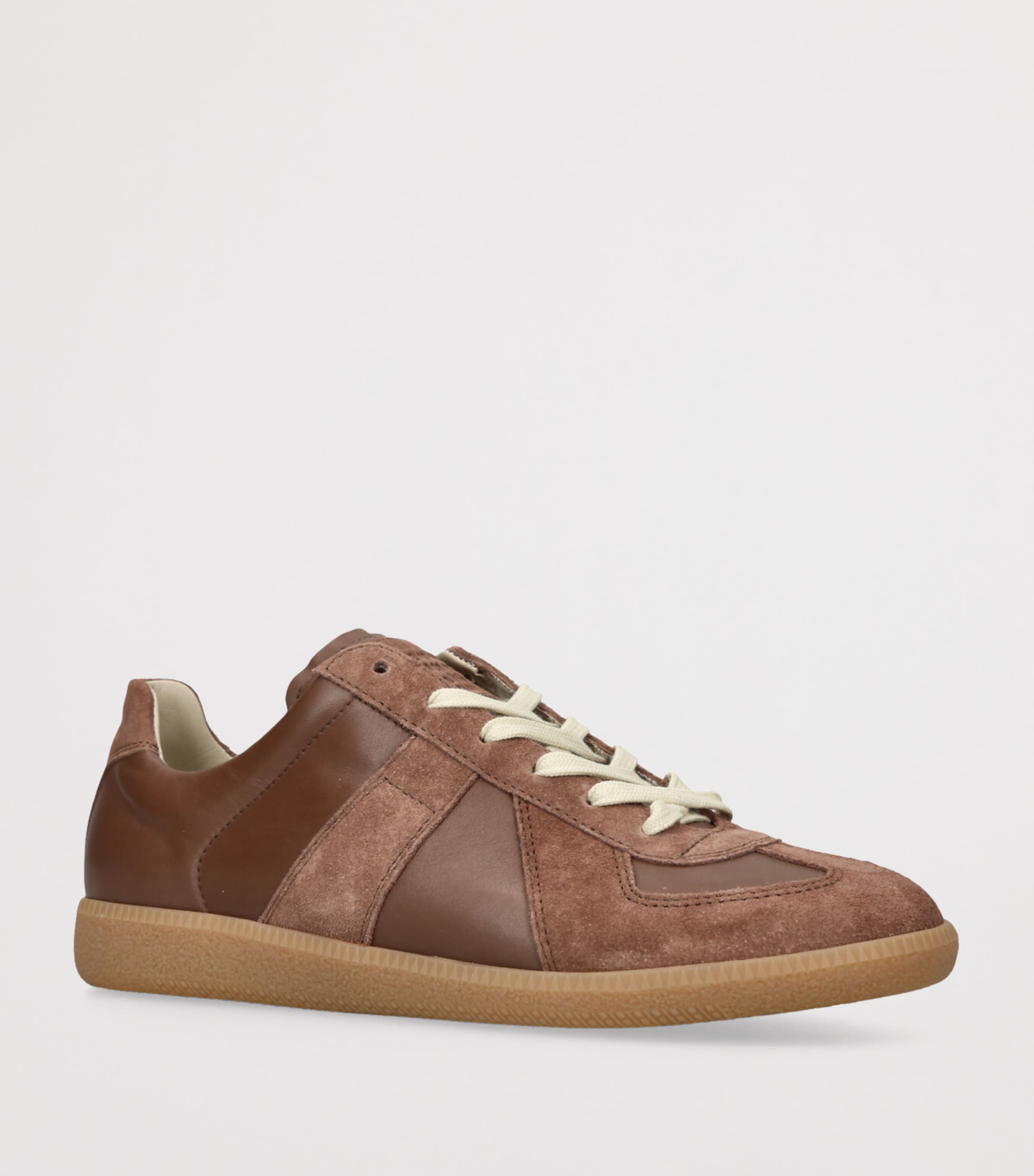 Leather Replica Sneakers BROWN/OTH Image 3