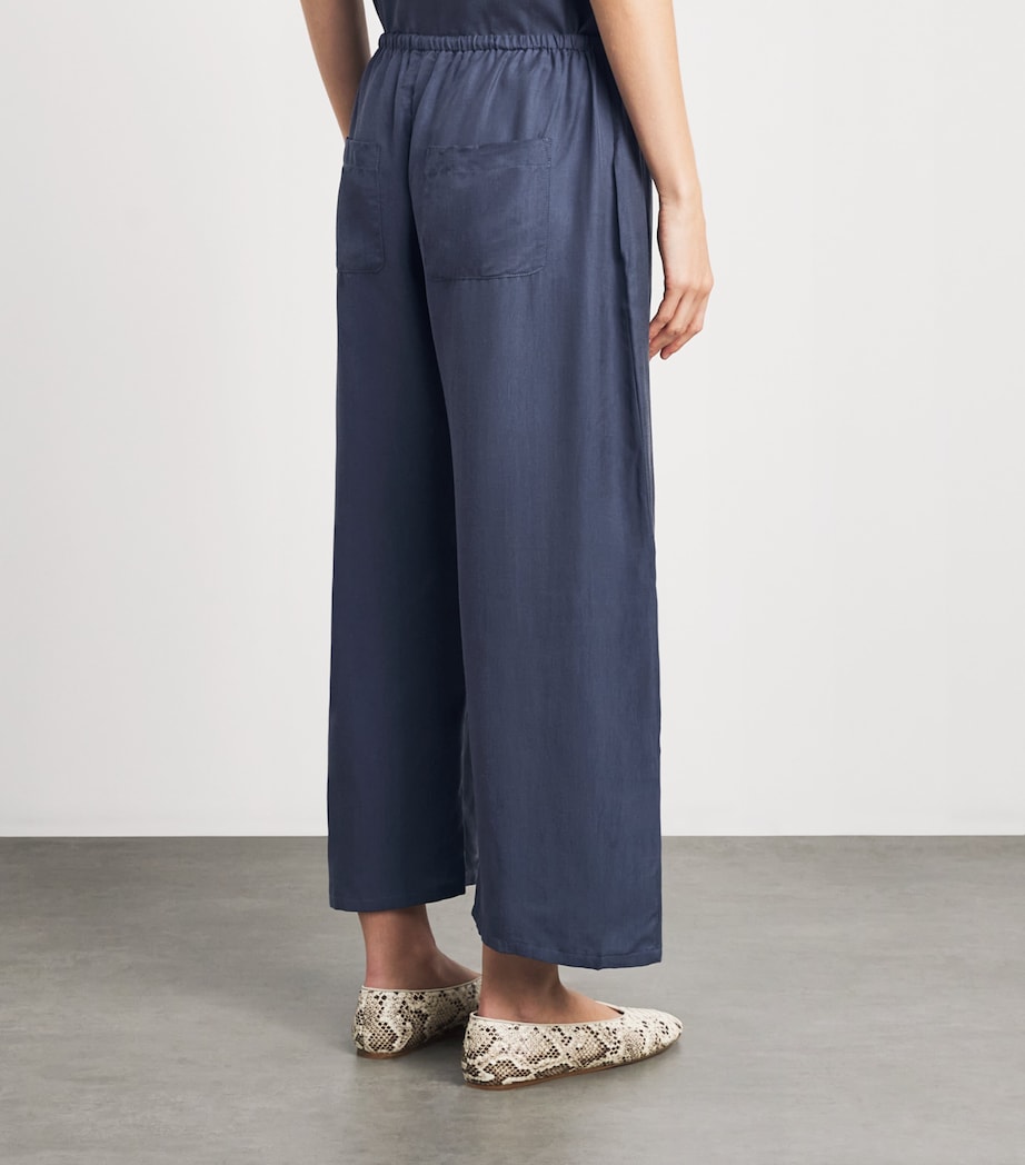 LESET Womens Kim Drawstring trousers Denim Image 5