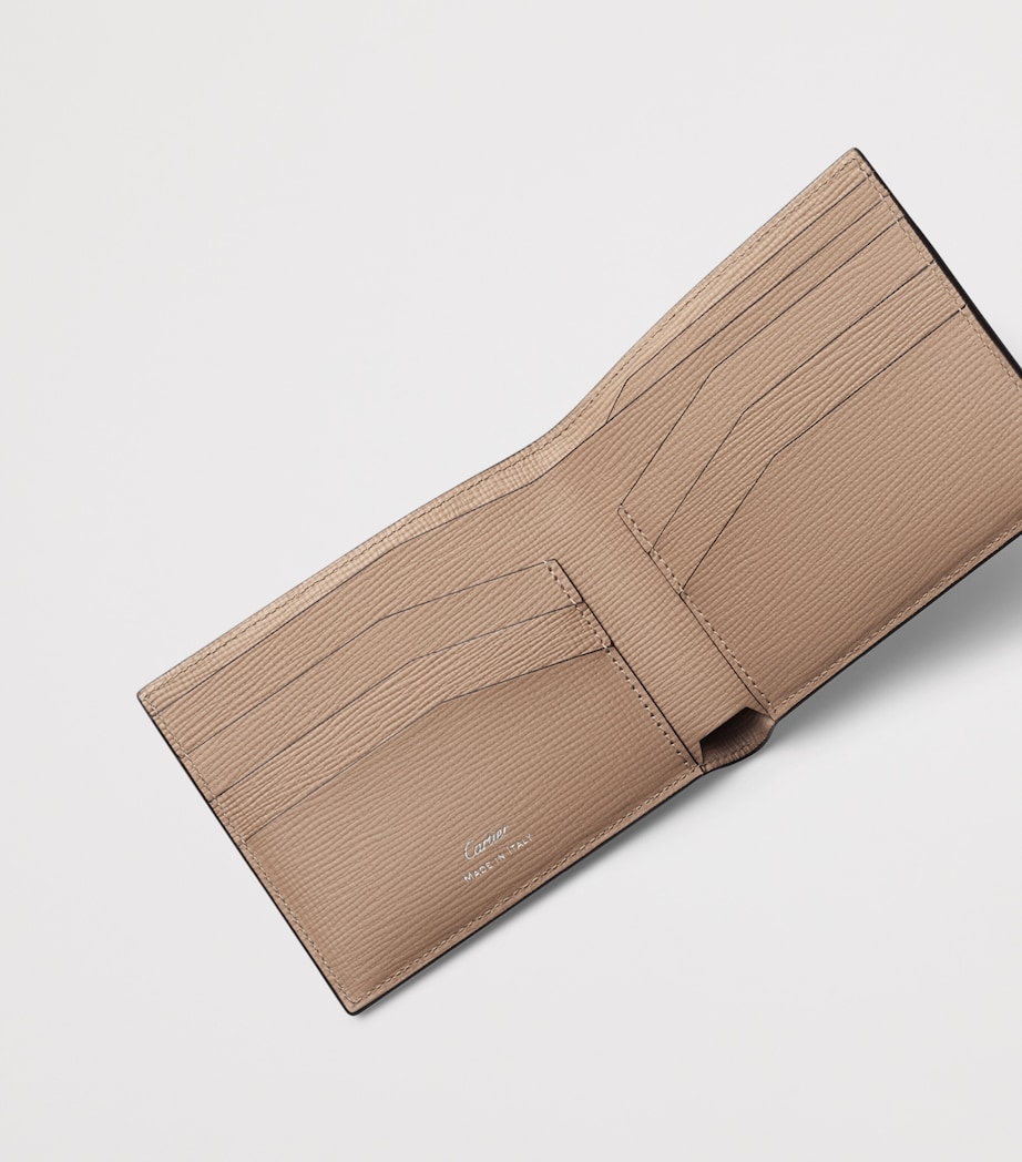 Cartier Leather Cartier Losange Wallet Beige Image 4