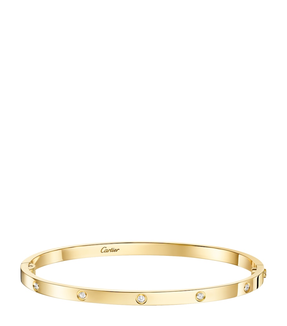 Cartier Small Yellow Gold and Diamond LOVE Bracelet Yellow Gold Image 1