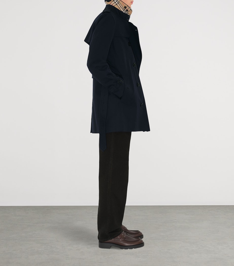 Short Kensington Heritage Trench Coat COAL BLUE Image 3