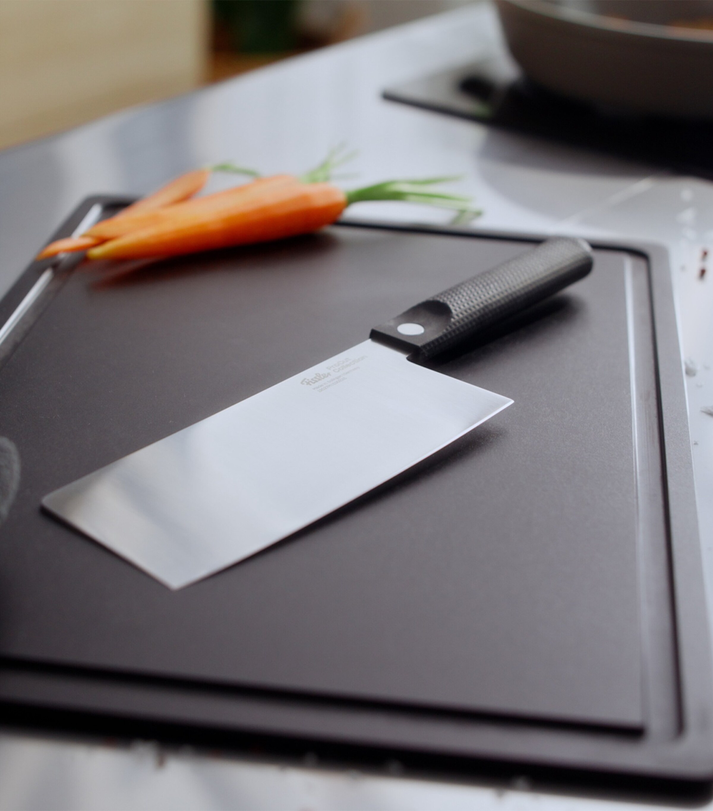 Stainless Steel ProCut Chinese Chef's Knife SS / SILVER / BLACK Image 2