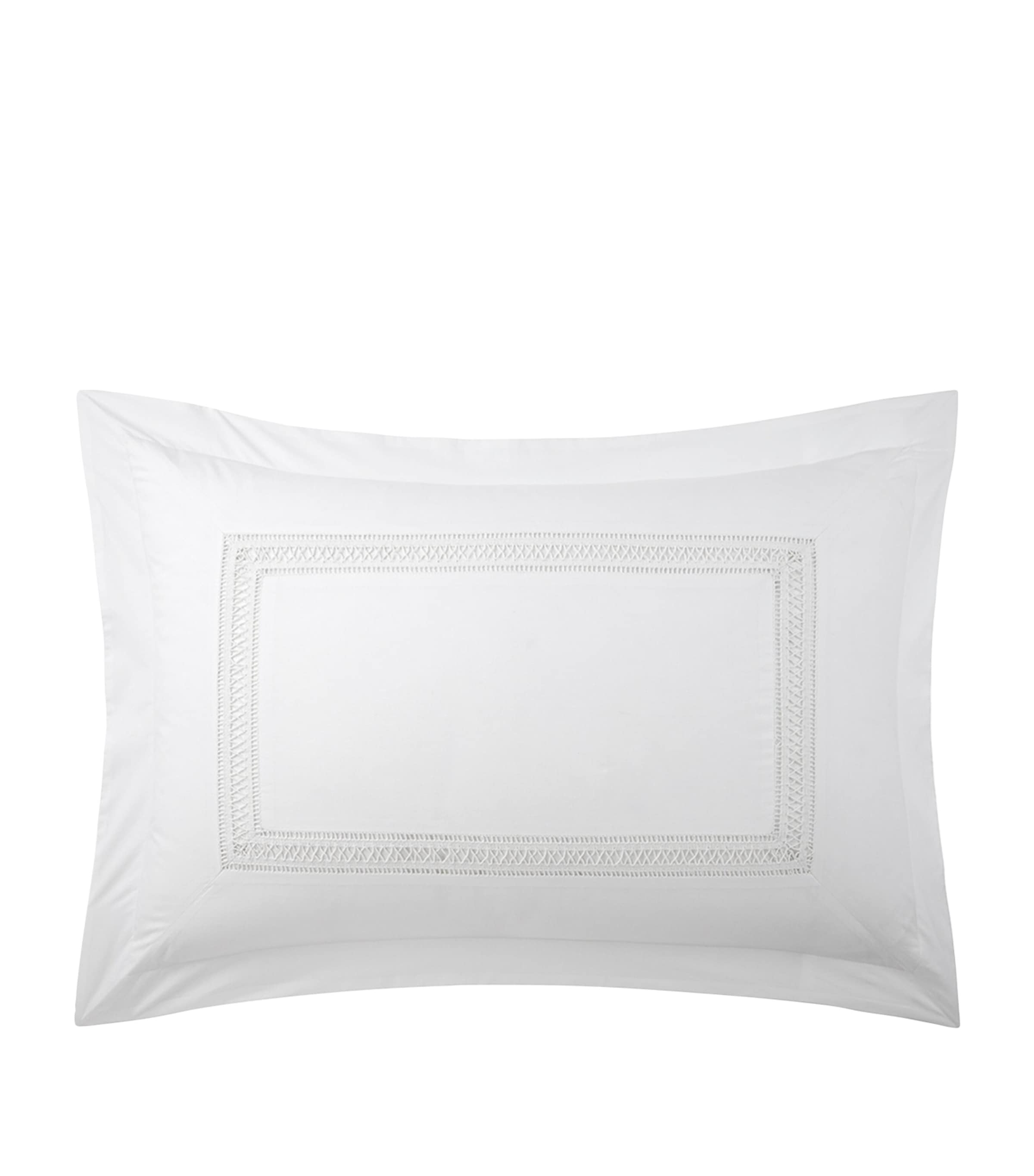 Ralph Lauren Home Meadow Lane King Oxford Pillowcase (54cm x 94cm) White Image 1
