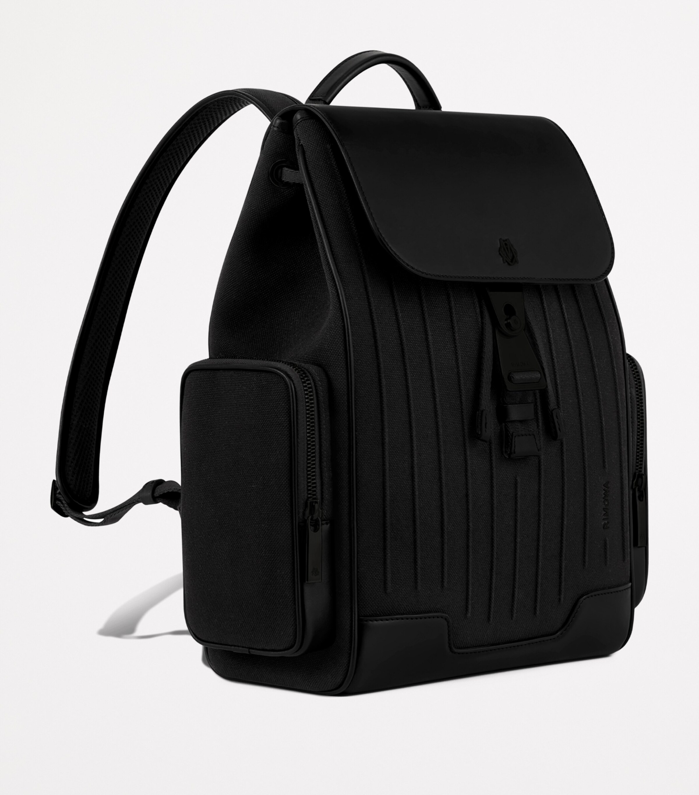 RIMOWA Black Never Still Flap Backpack | Harrods KW