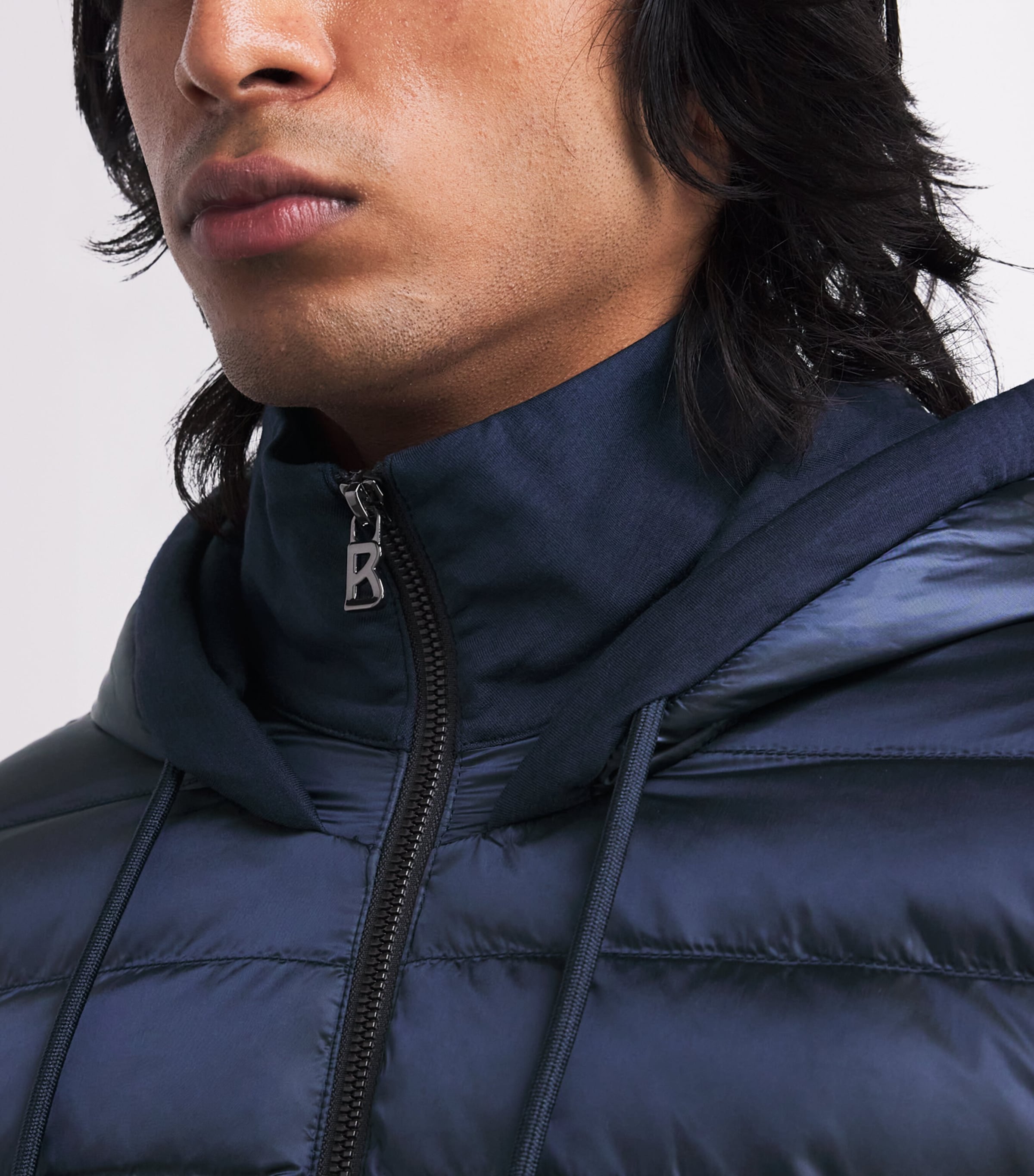 Down Hybrid Sven Padded Jacket 464-NAVY Image 6