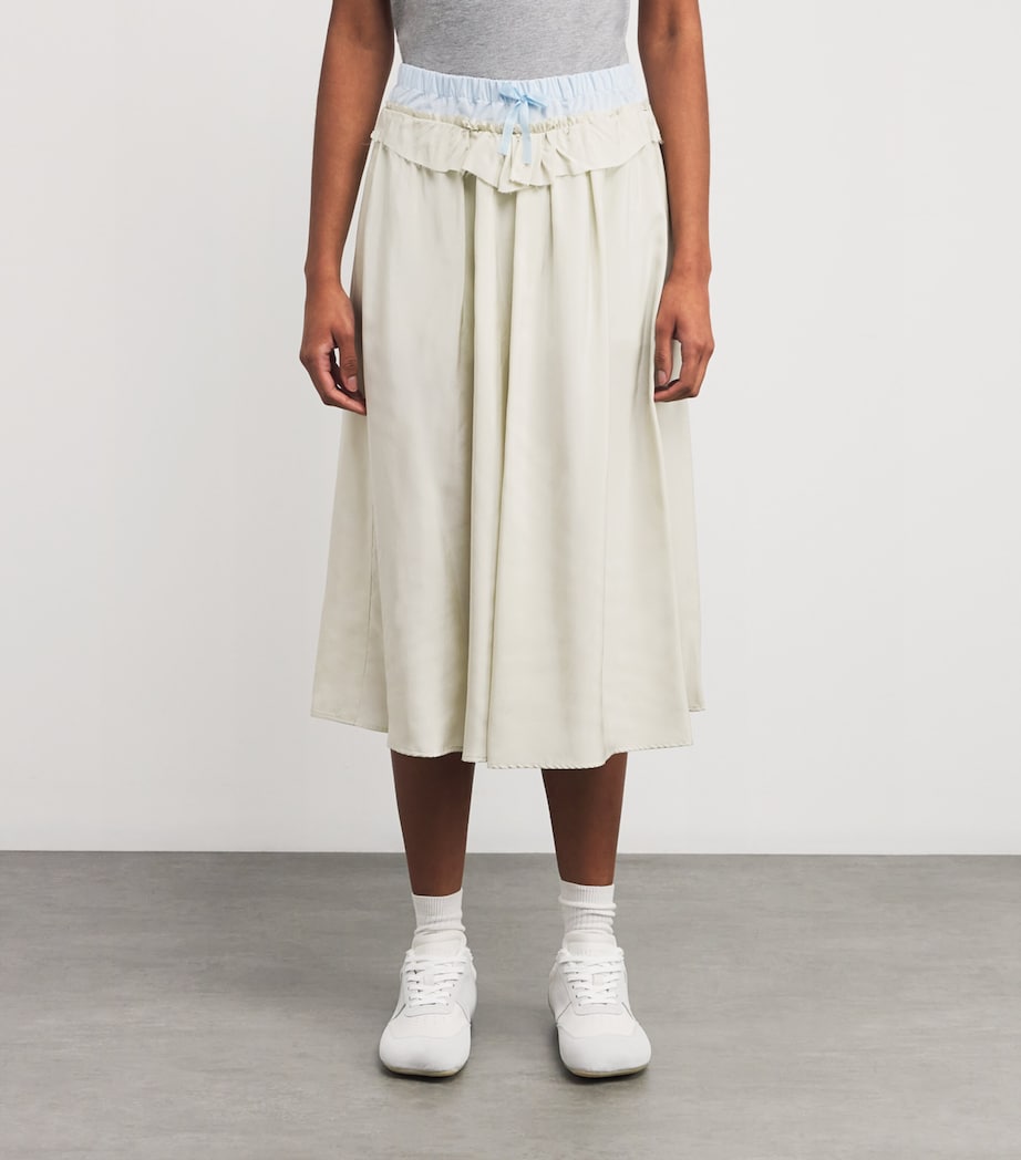 Anonymity of the Lining Midi Skirt 729 HEALING ALOE Image 3