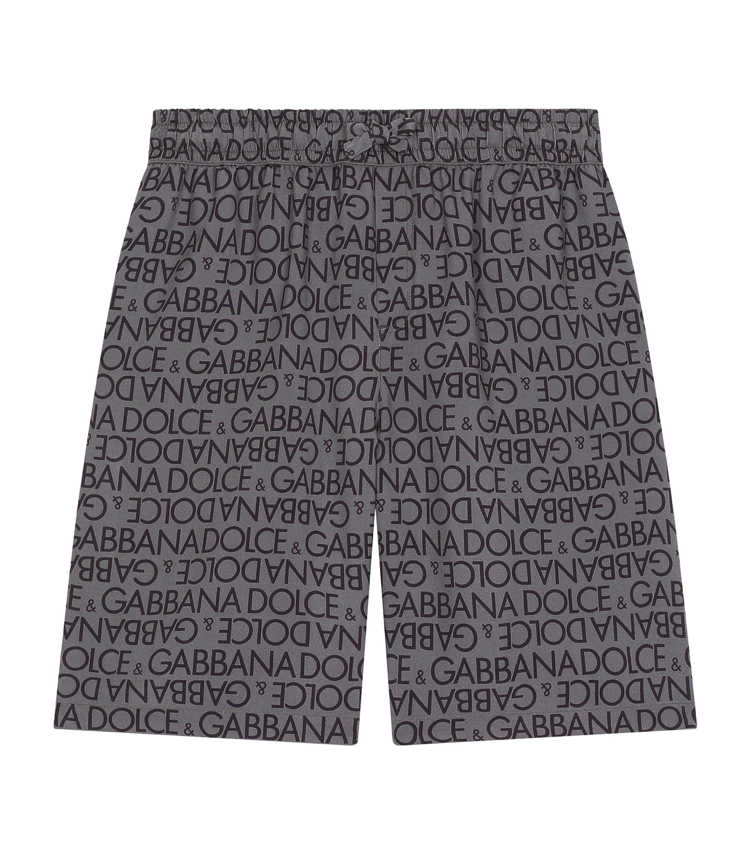 DOLCE & GABBANA LOGO PRINT BERMUDA SHORTS 