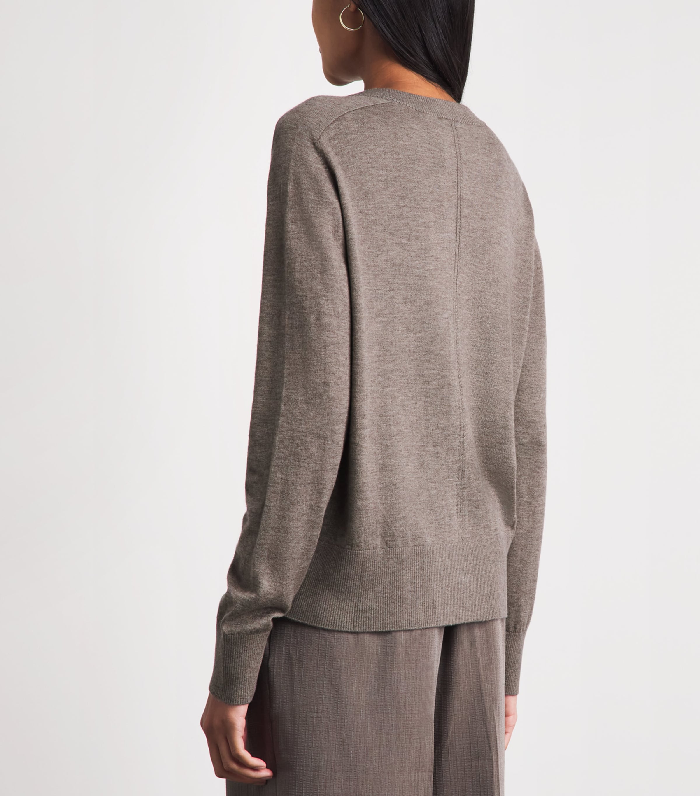 Varley Womens Fairfax Cardigan Cinder Marl Image 5