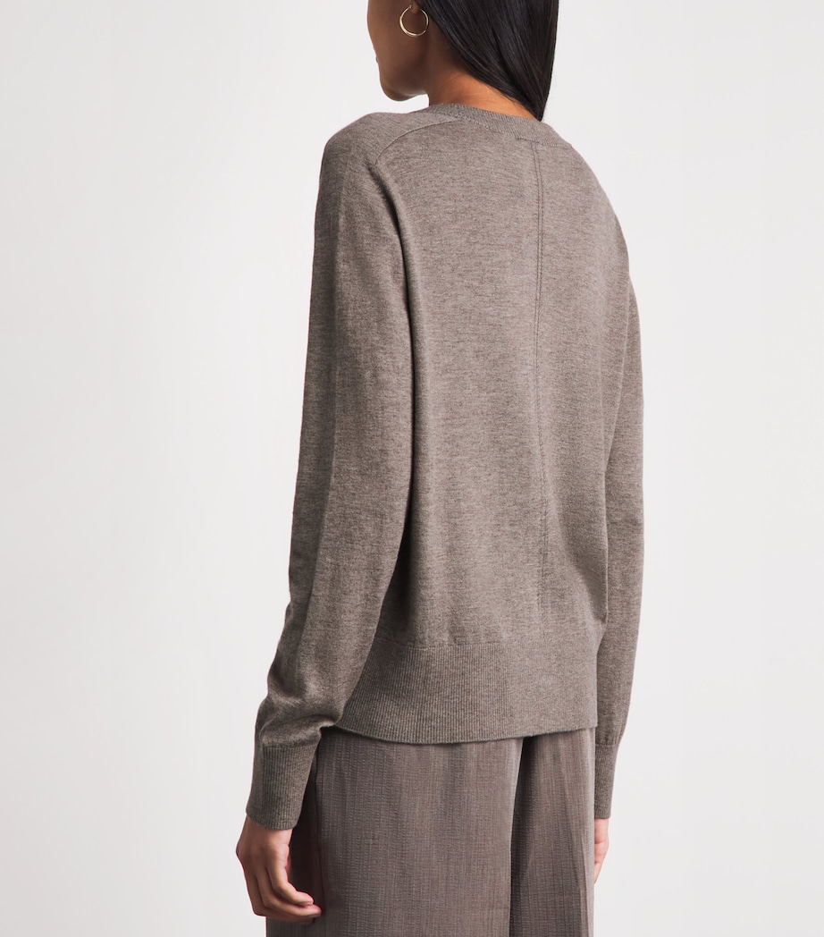 Varley Womens Fairfax Cardigan Cinder Marl Image 5