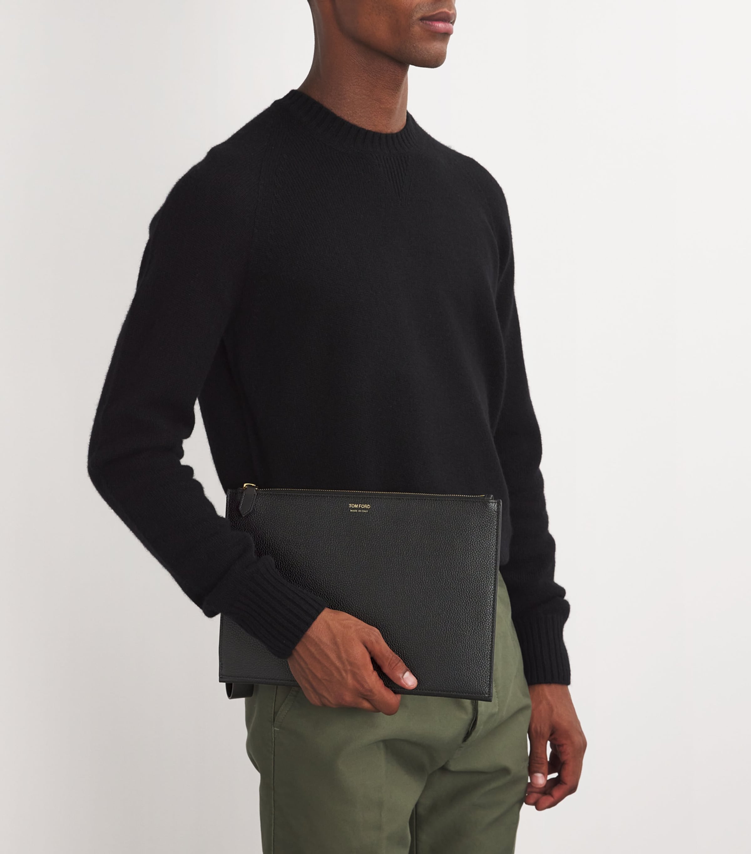 【送料&関税込】Tom Ford Pouch TOM FORD Leather Flat Pouch | Harrods US