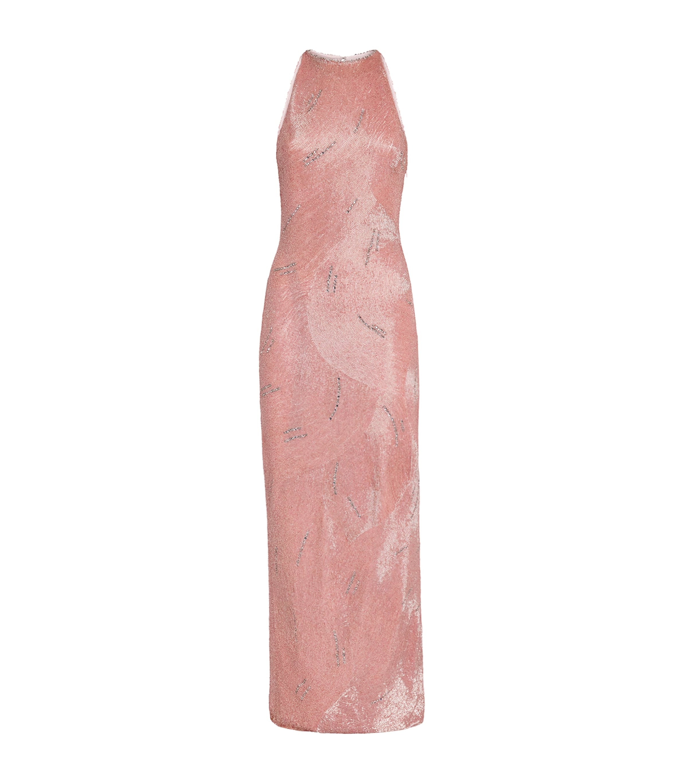 Clio Peppiatt Womens Embellished Delphine Gown Rose Image 1