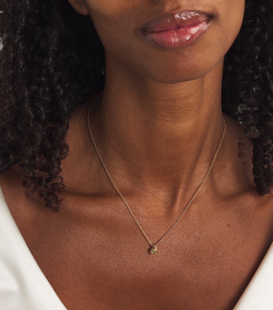 Yellow Gold Legacy Knot Pendant Necklace YELLOW GOLD Image 2