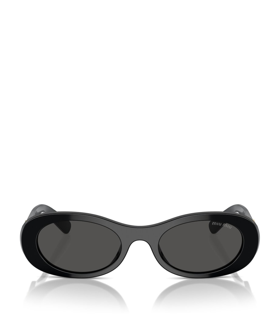 Acetate Oval Sunglasses 1AB5S0 Image 1