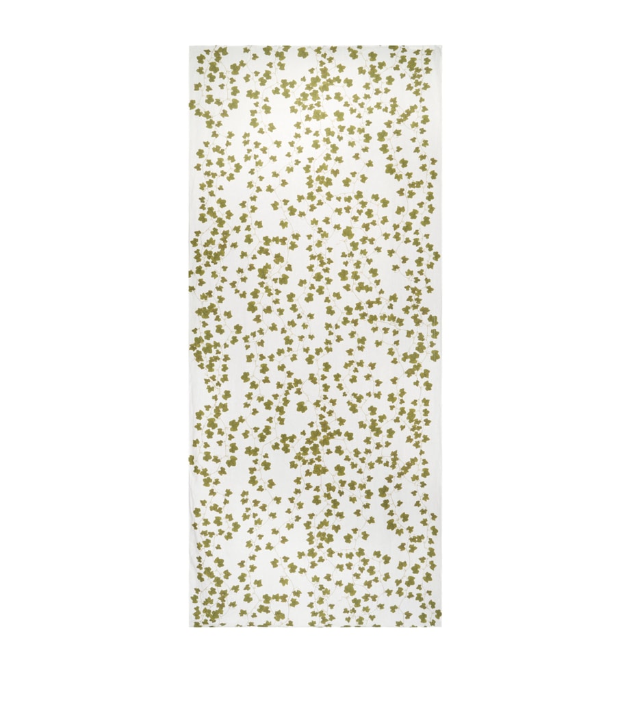Linen Ivy Tablecloth (165cm x 380cm) GREEN Image 1