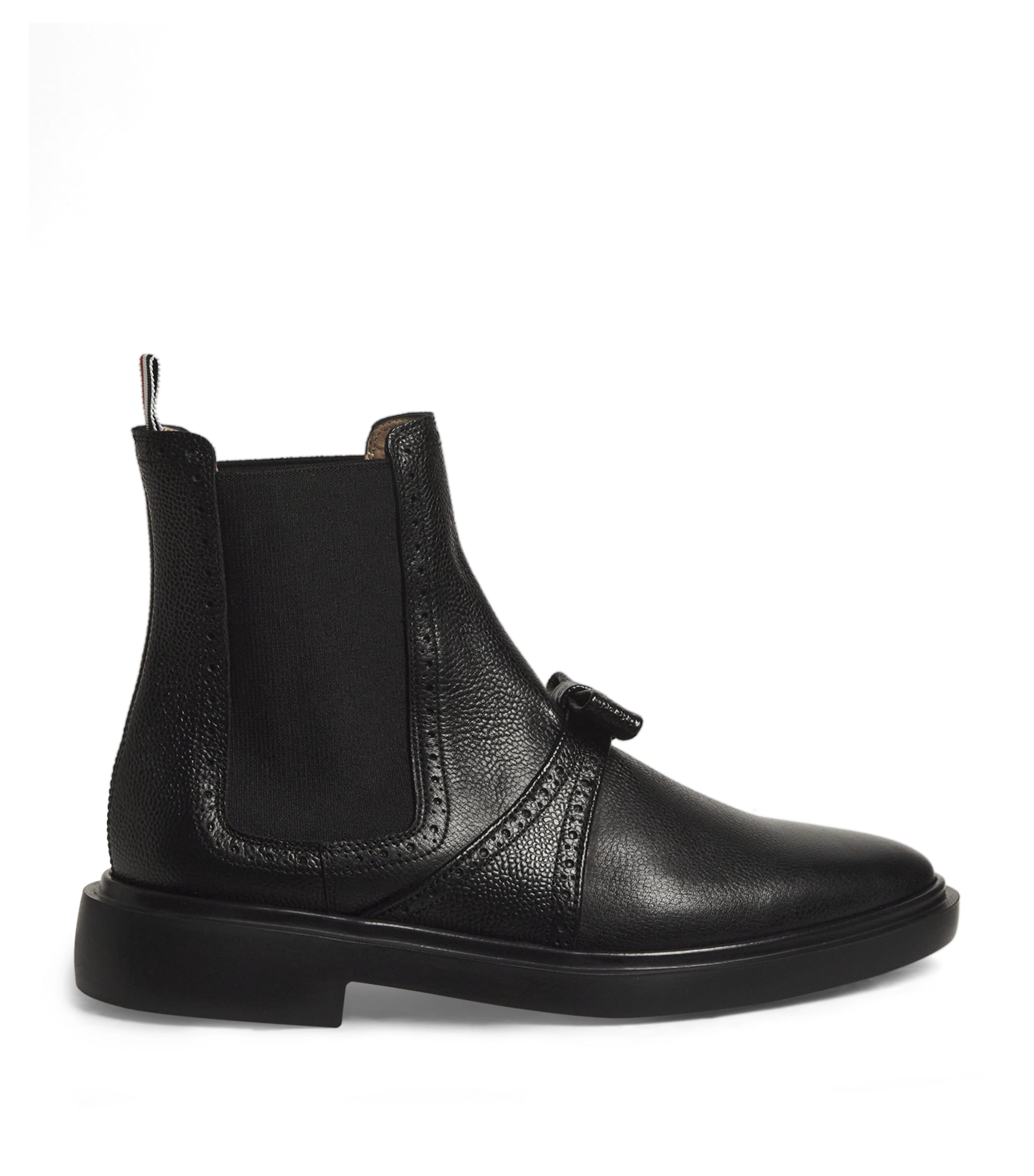 Thom Browne Leather Bow Chelsea Boots Harrods US