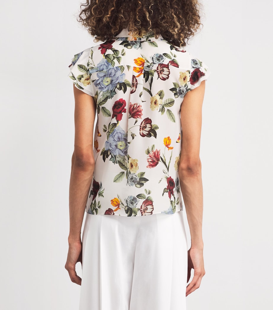 Silk Martel Blouse PROVNCE FLRL SM N108 Image 4