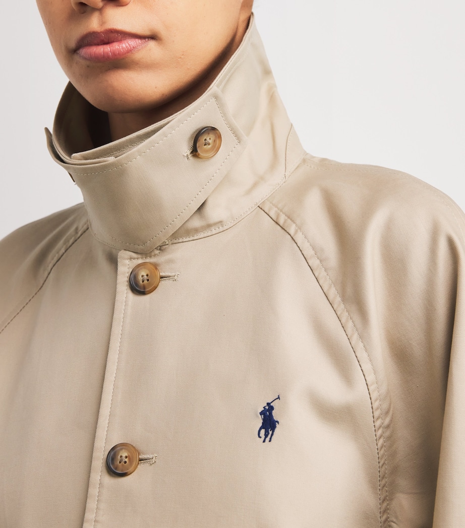 Twill Polo Pony Jacket BEIGE Image 6