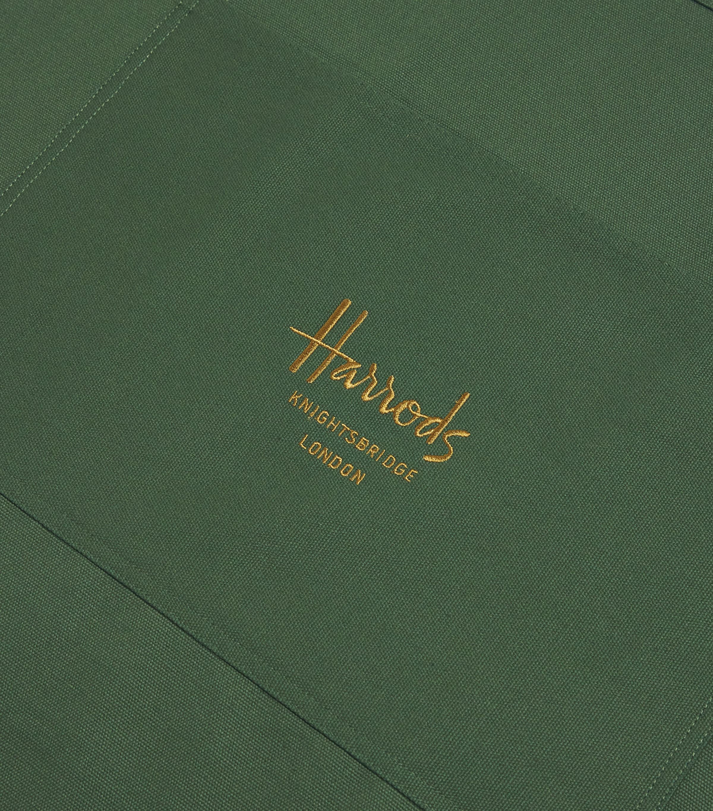 Embroidered Logo Apron GREEN Image 4