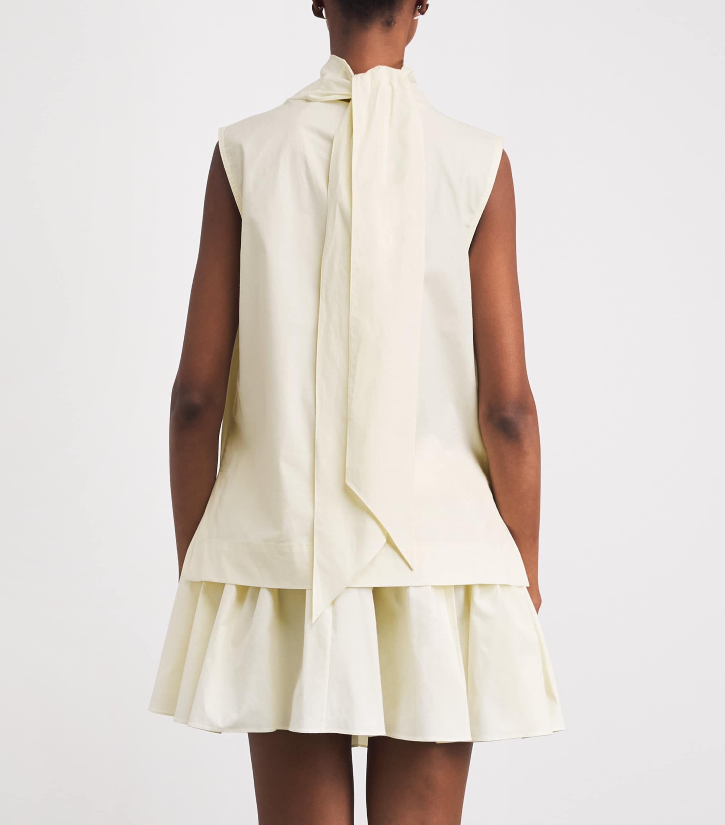 Brandon Maxwell Womens The Finn Blouse Butter Yellow Image 5