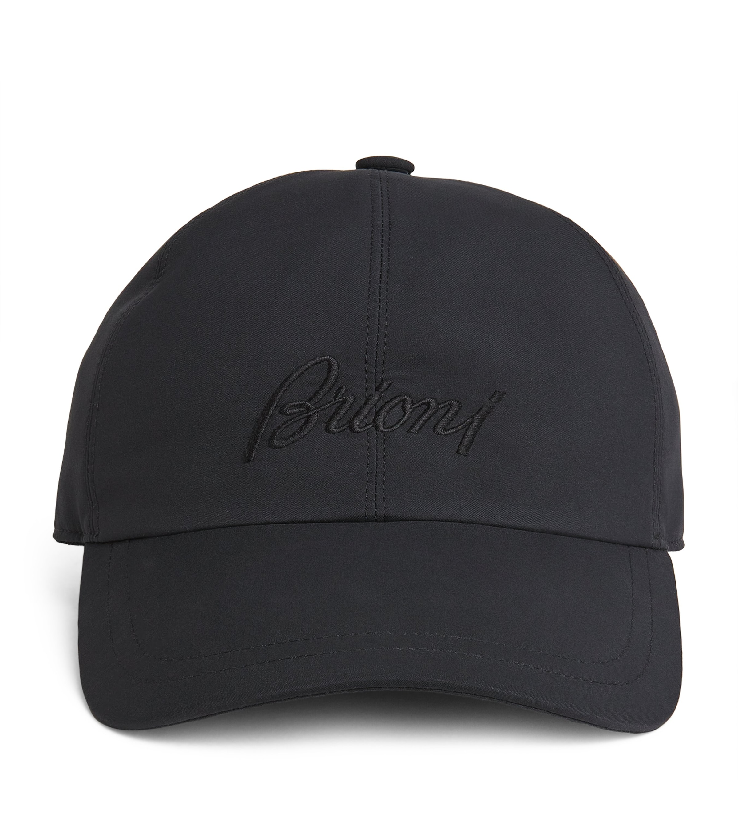 Brioni Performa Logo Baseball Cap In Blue