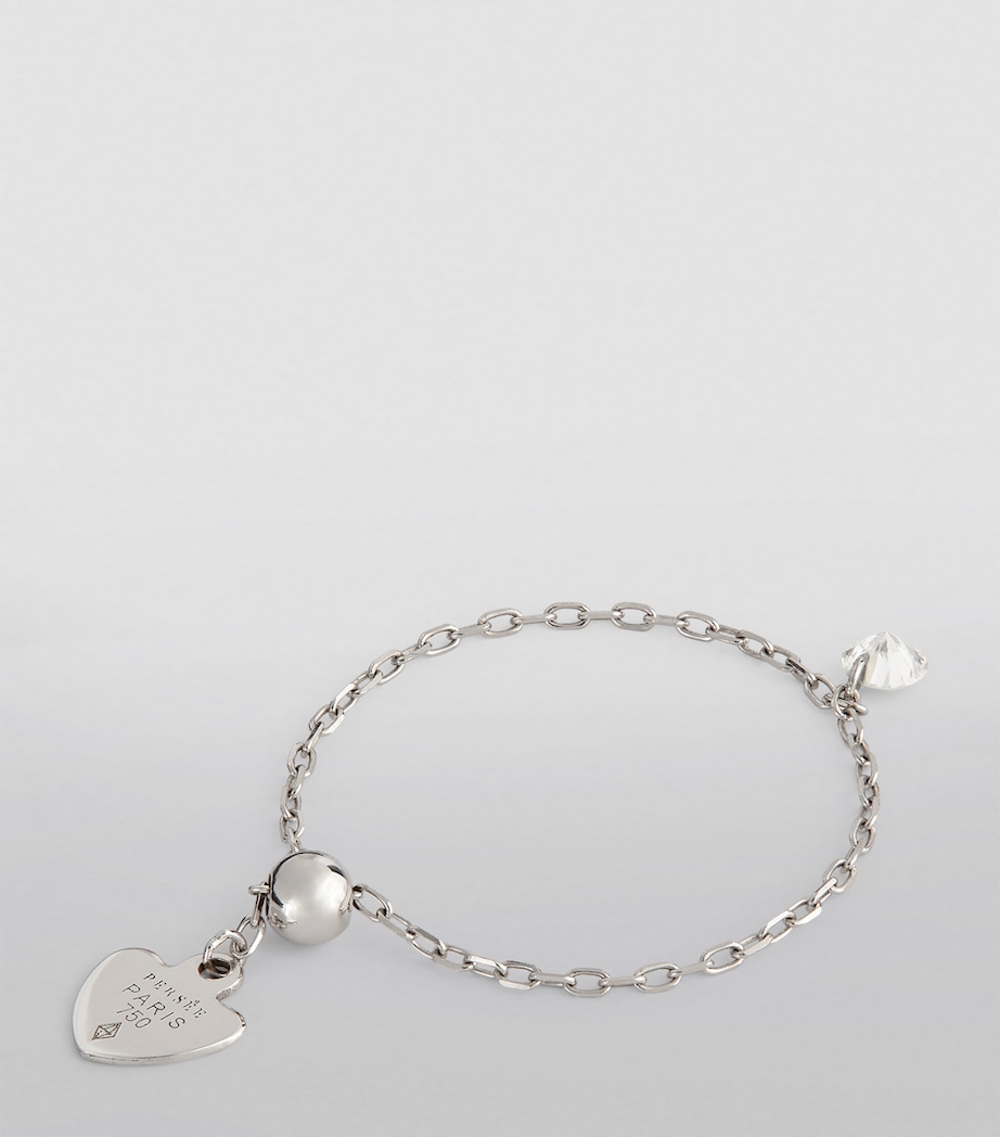 White Gold and Diamond Ring WHITE GOLD Image 3