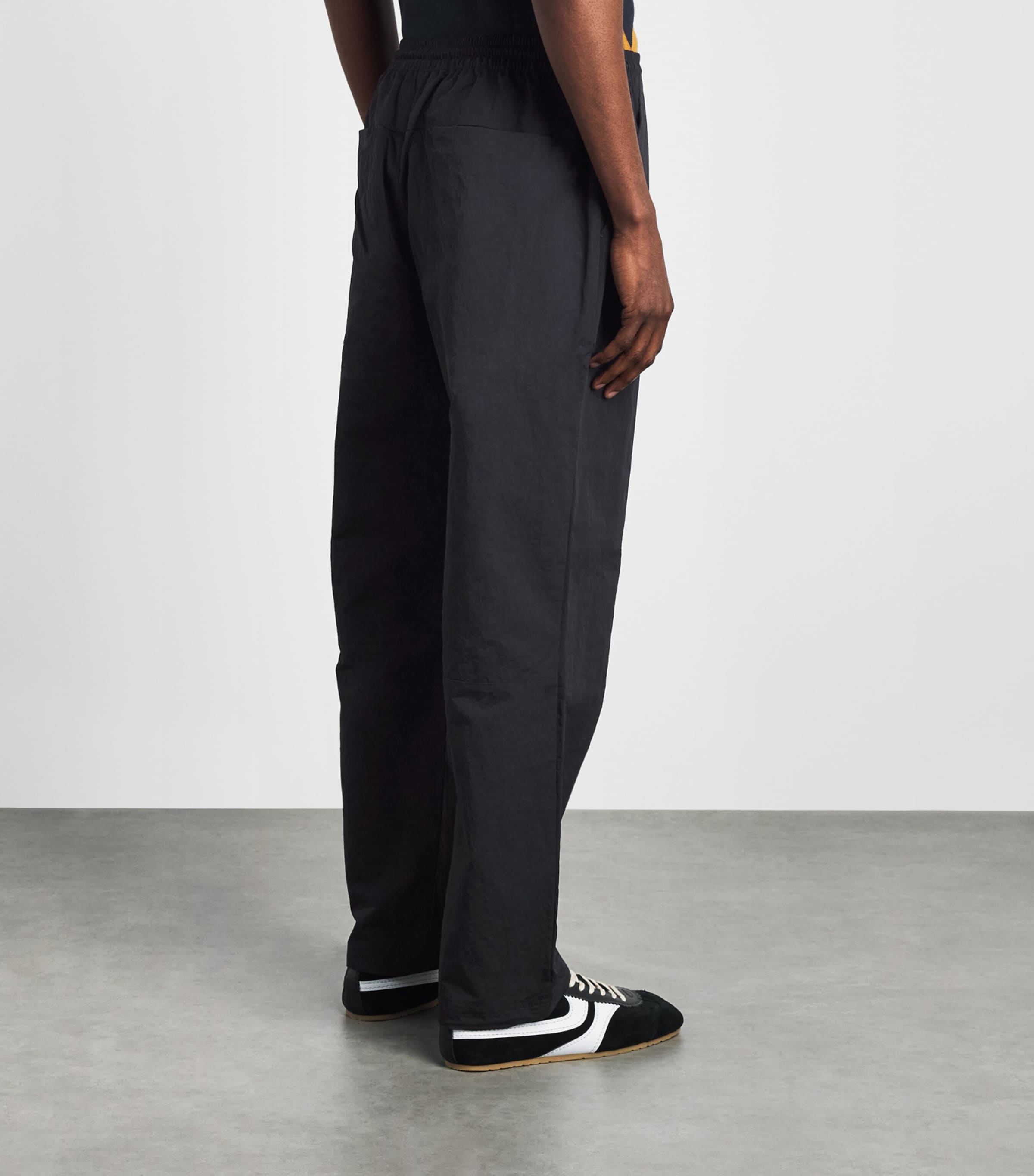 Fred Perry Mens Shell Track Pants Black Image 5