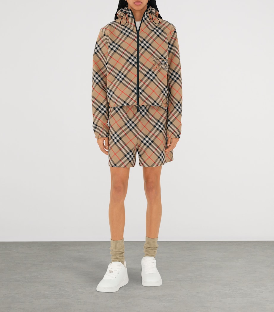 Technical Reversible Hooded Jacket SAND IP CHECK Image 2