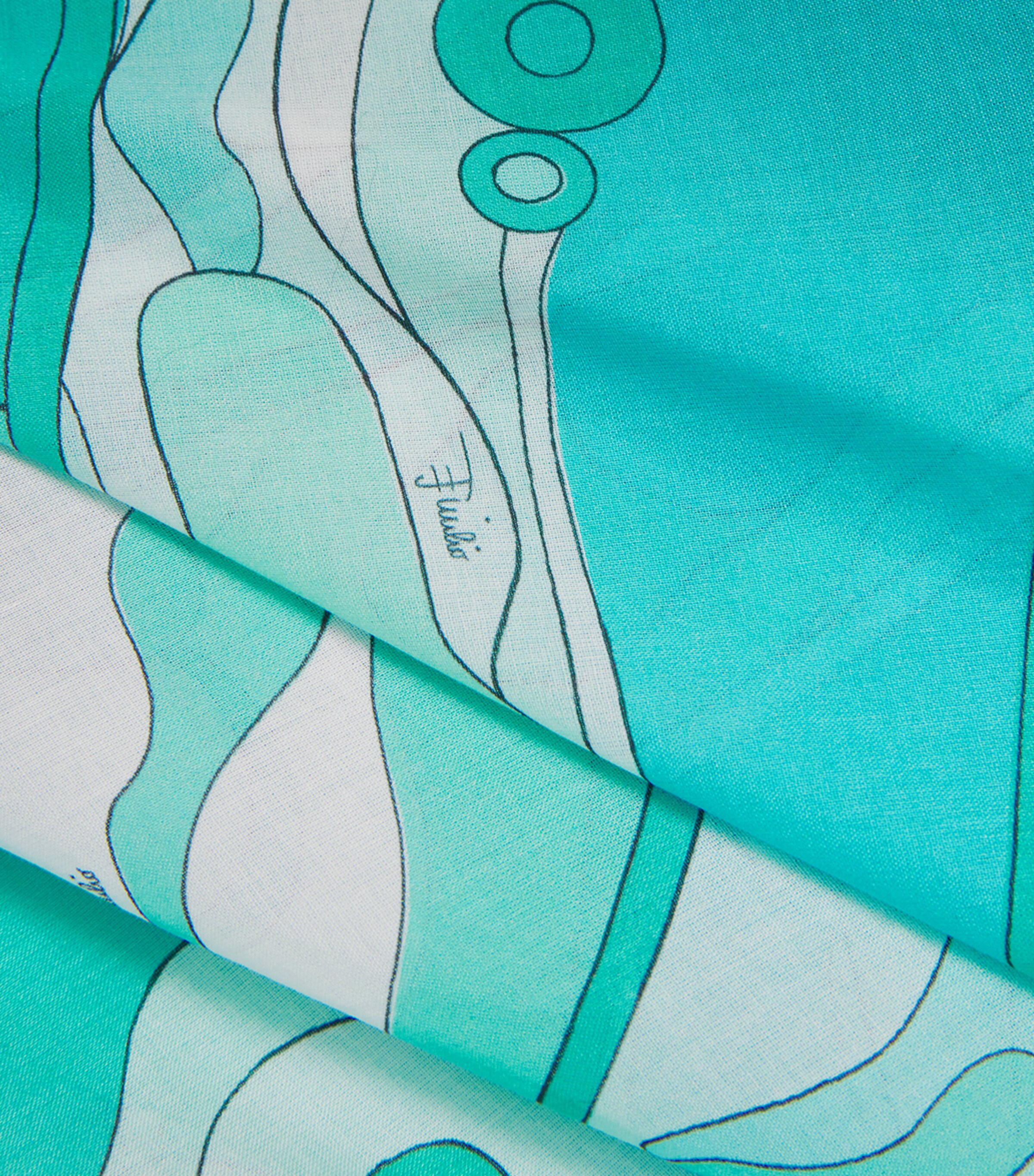 Cotton Orchidee Maxi Skirt 019/TURQUOISE Image 6