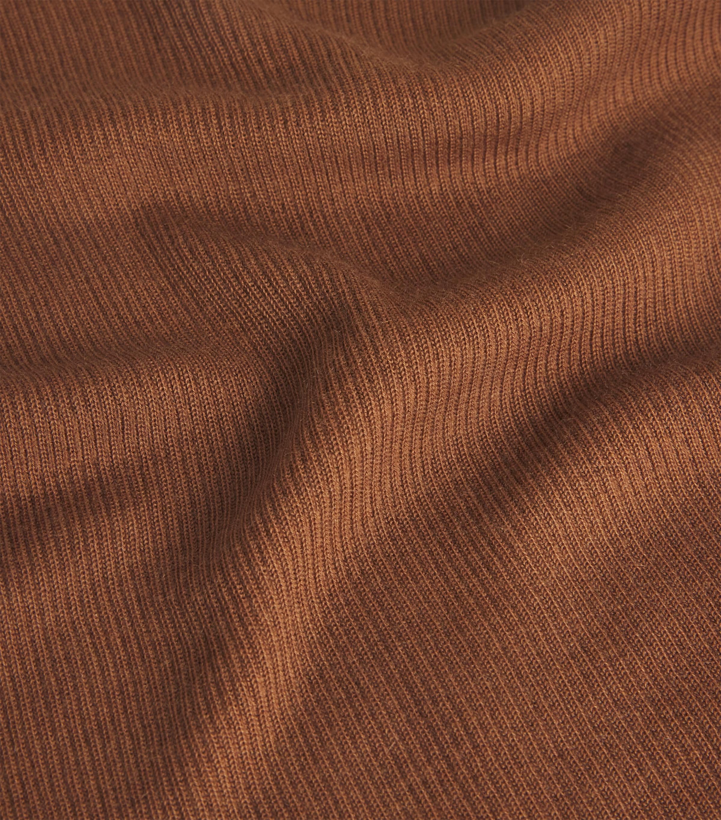 Superfine Cashmere Tank Top SB7300 DARK CAMEL Image 5