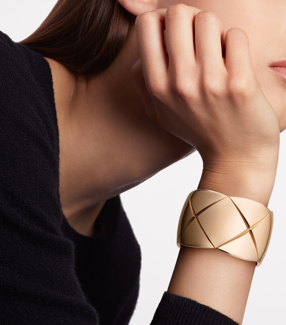 Rose Gold Coco Crush Cuff BEIGE GOLD Image 2