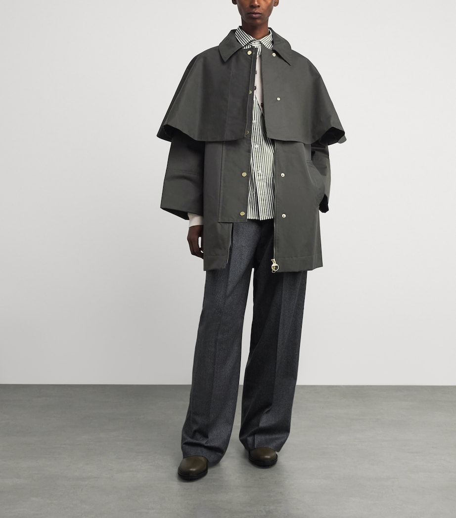 Fia Showerproof Jacket SAGE/ANCIENT POPLAR Image 2