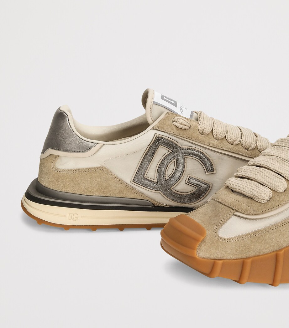 Dolce&Gabbana Logo Sneakers Ivory/silver Image 4